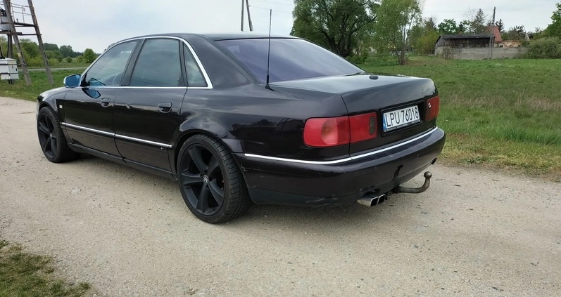 Audi A8 cena 9500 przebieg: 400000, rok produkcji 1999 z Gorlice małe 121